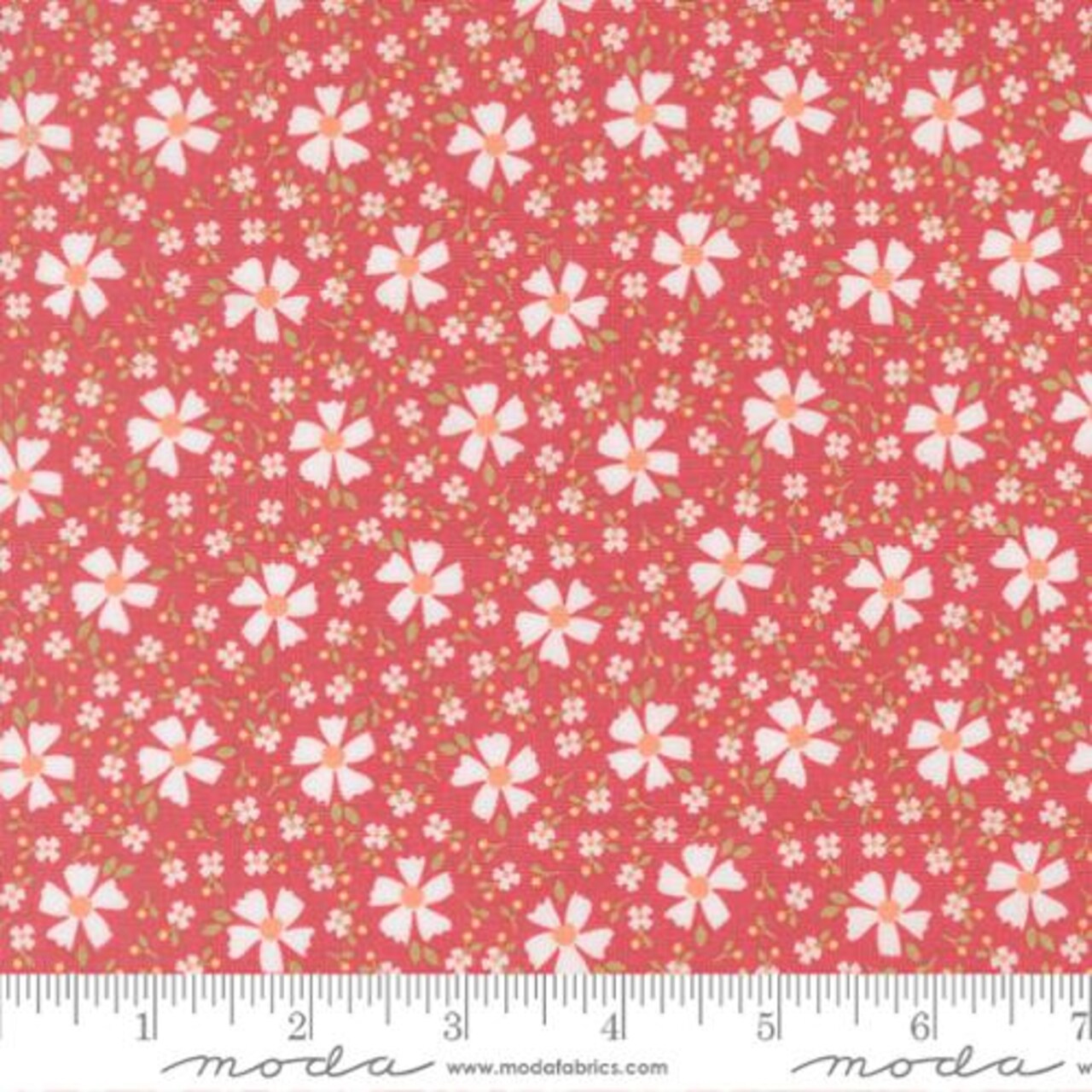 Fabric Moda Strawberry Bloom and Blossom In the Garden by the Quarter Yard 29233-12